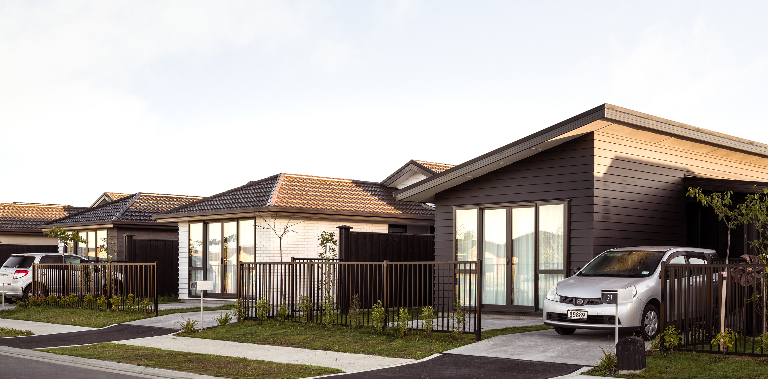 Residential houses in a welcoming neighbourhood.
